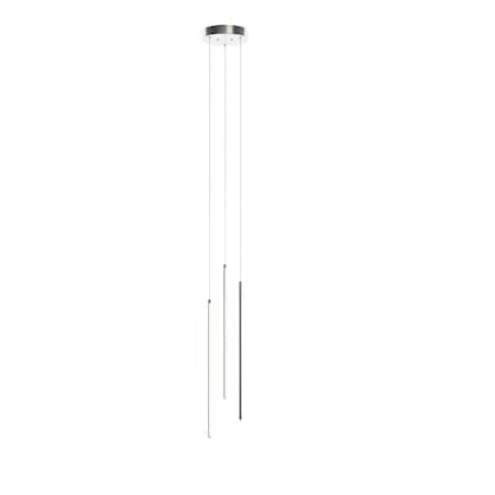 Afx Rosemont 8-in. LED Pendant, Black RMTP08L30D1BK